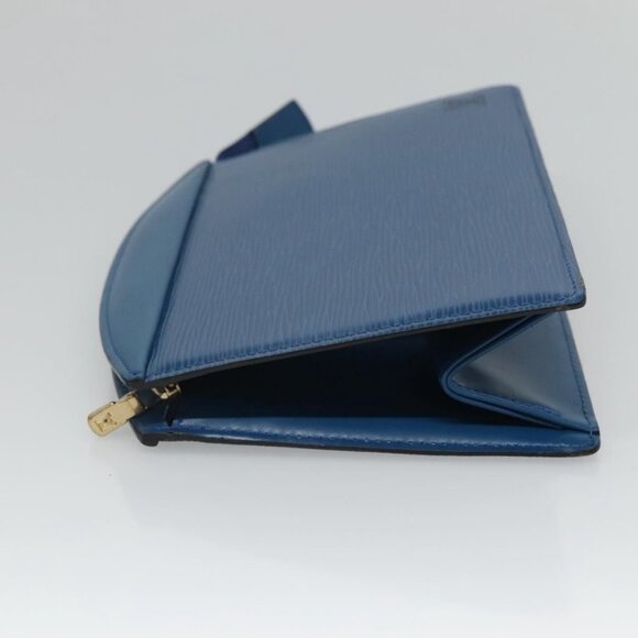 LOUIS VUITTON Epi Trousse Crete Pouch Blue M48405 LV Auth 126015 - Picture 4 of 16
